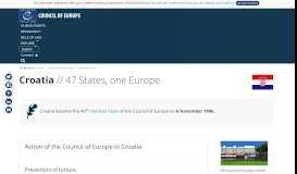 
							         Croatia - Member state - Council of Europe								  
							    