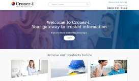 
							         Croner-i | Your gateway to trusted information								  
							    