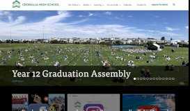 
							         Cronulla High School | Homepage								  
							    