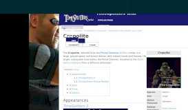 
							         Cropolite | TimeSplitters Wiki | FANDOM powered by Wikia								  
							    