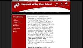 
							         Cross Country / Home - Sauquoit Valley Central School District								  
							    