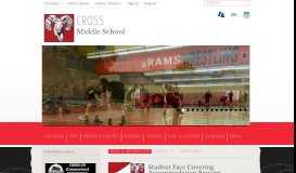 
							         Cross Middle School / Homepage - Amphitheater Public Schools								  
							    