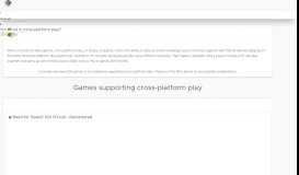 
							         Cross Play Games: List of all current games supporting cross-platform ...								  
							    