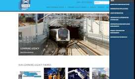 
							         Crossrail Learning Legacy: Homepage								  
							    