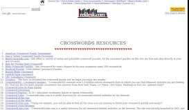 
							         Crosswords - refdesk.com								  
							    