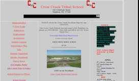 
							         Crow Creek Tribal School District 101 Crow Creek Loop Stephan								  
							    
