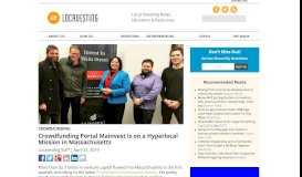 
							         Crowdfunding Portal Mainvest is on a Hyperlocal Mission in ...								  
							    