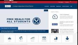 
							         Crowley Independent School District / Homepage								  
							    