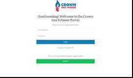 
							         Crown Gas & Power Portal								  
							    