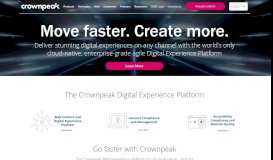 
							         Crownpeak: SaaS Digital Experience Management Platform								  
							    