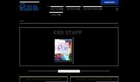 
							         CRS Staff | CRS								  
							    
