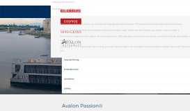 
							         Cruise European rivers aboard Avalon Passion | Avalon Waterways								  
							    