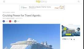 
							         Cruising Power for Travel Agents - TripSavvy								  
							    