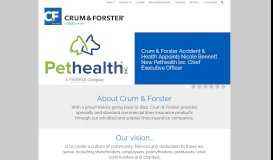 
							         Crum & Forster Insurance - Admitted Property & Casualty | Accident ...								  
							    