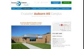 
							         Crusader Community Health Auburn HS Campus								  
							    