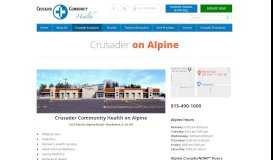 
							         Crusader on Alpine | Crusader Community Health								  
							    