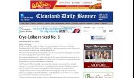 
							         Crye-Leike ranked No. 6 | The Cleveland Daily Banner								  
							    