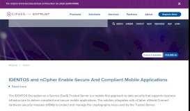 
							         Cryptographic Solutions Delivering Cloud, IoT ... - nCipher Security								  
							    