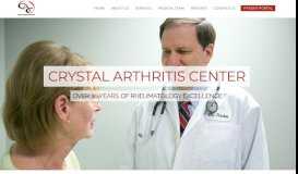 
							         Crystal Arthritis Center - Board Certified Rheumatologists - Arthritis Care								  
							    