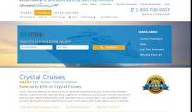 
							         Crystal Cruises : Huge Discounts on Crystal Vacations, Crystal Travel								  
							    