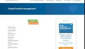 
							         Crystal Practice Management and EHR | MedicalRecords.com								  
							    