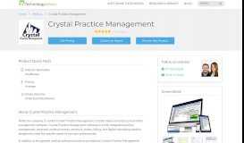 
							         Crystal Practice Management Reviews | TechnologyAdvice								  
							    