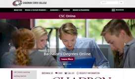 
							         CSC Online Learning - CSC Online - Chadron State College								  
							    