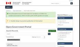 
							         CSC - Open Government Portal - Canada.ca								  
							    