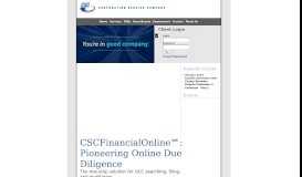 
							         CSCFinancialOnline - Corporation Service Company								  
							    