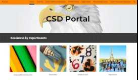 
							         CSD Student Portal								  
							    