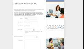 
							         CSDCAS | - CAPCSD								  
							    