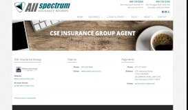 
							         CSE Insurance Group Agent in CA | All Spectrum Insurance Brokers in ...								  
							    