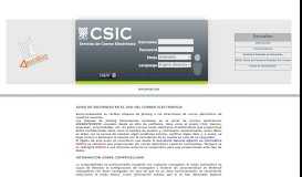 
							         CSIC-WebMail								  
							    