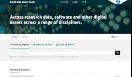 
							         CSIRO Data Access Portal - Home Page								  
							    