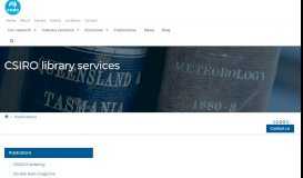 
							         CSIRO library services - CSIRO								  
							    