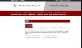 
							         CSIU - Fairview School District								  
							    