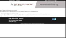 
							         CSIU: Parent & Student Portal - Fairview School District								  
							    