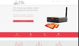 
							         CSL M2M connect: Home Page								  
							    