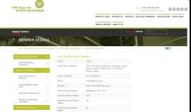 
							         CSL Stockbrokers Limited - Dealing Members Member Details								  
							    