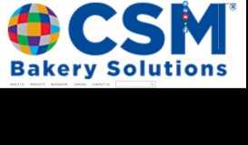 
							         CSM Bakery Solutions - Home								  
							    
