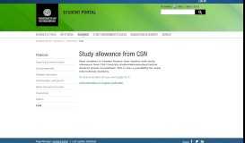 
							         CSN – Student Portal								  
							    