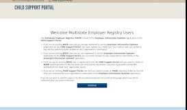 
							         CSP - Multistate Employer Registry has moved - Child Support Portal								  
							    