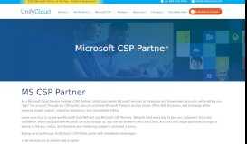 
							         CSP Portal - UnifyCloud								  
							    