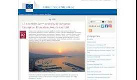 
							         CSR - Promoting Enterprise News Portal - European Commission								  
							    