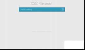 
							         CSS3 Generator								  
							    