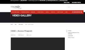 
							         CSSD - Access Program - Columbia College Calgary								  
							    
