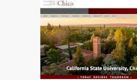 
							         CSU, Chico: California State University, Chico								  
							    