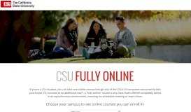 
							         CSU: Fully Online Courses								  
							    