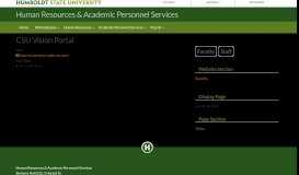 
							         CSU Vision Portal | Human Resources & Academic Personnel Services								  
							    