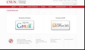 
							         CSUN Webmail | California State University, Northridge								  
							    